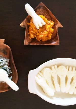 離乳食後期☆カフェ風パンdeランチ-レシピのメイン写真