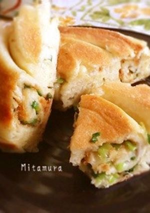 台湾風の葱と田麩の平焼きパン-レシピのメイン写真