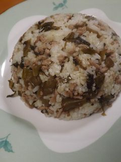 お手軽ランチ♡ザーサイ高菜チャーハン-レシピのメイン写真