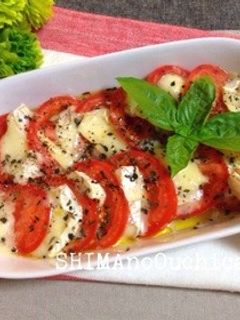 秋の夜長 ワインのお供に!焼きカプレーゼ-レシピのメイン写真