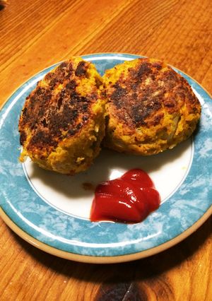 かぼちゃバーグ-レシピのメイン写真