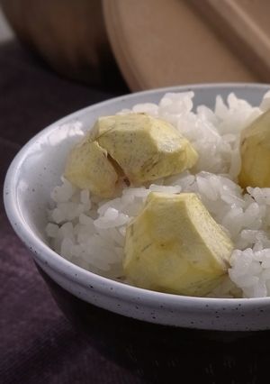 ちいさな土鍋で栗ごはん-レシピのメイン写真
