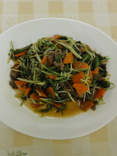牛肉と水菜の煮物-レシピのメイン写真