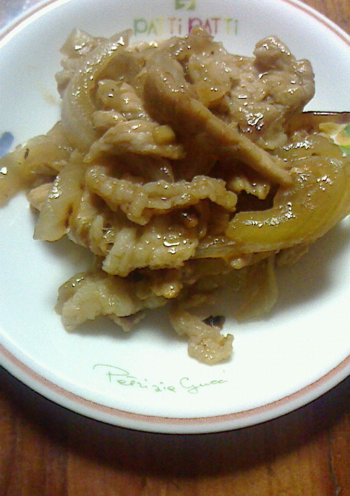 豚の生姜焼きにお酢を加えると美味しく♪-レシピのメイン写真