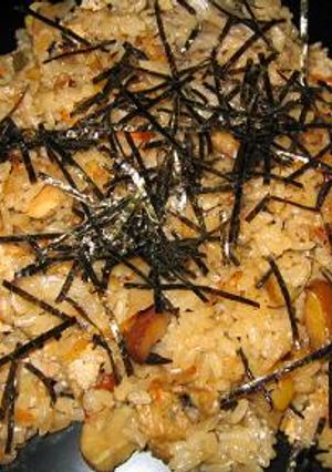 栗入り炊込みご飯-レシピのメイン写真