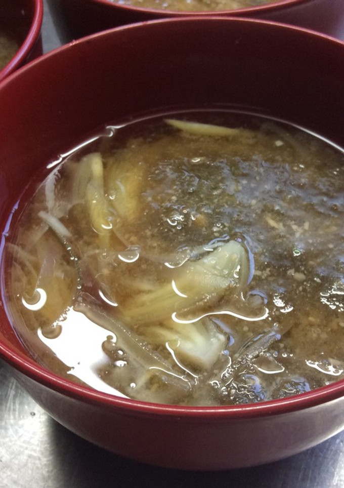 とろろ昆布とみょうがのお味噌汁-レシピのメイン写真
