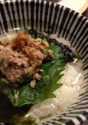 なめろうの漁師風茶漬け-レシピのメイン写真
