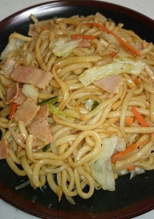 めっちゃ簡単(*ﾟ▽ﾟ)ﾉやきうどん☺-レシピのメイン写真