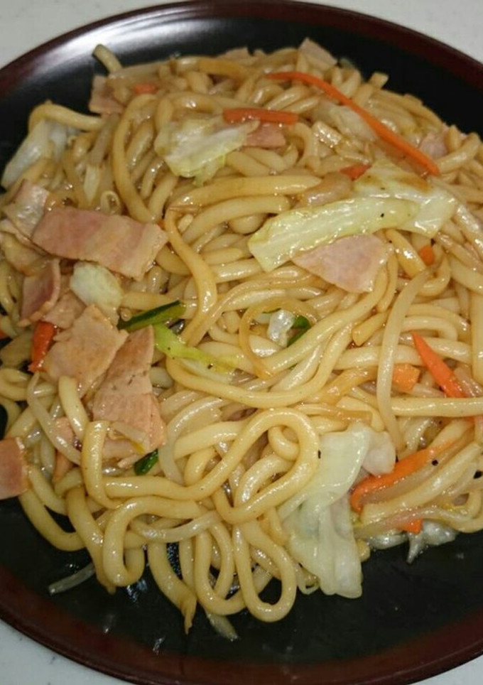 めっちゃ簡単(*ﾟ▽ﾟ)ﾉやきうどん☺-レシピのメイン写真