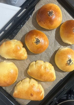 あんぱんとくりーむぱん(自分用メモ)-レシピのメイン写真