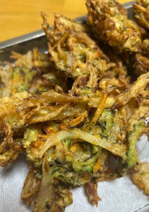 アカモク入りかき揚げ-レシピのメイン写真