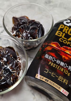 プロテインコーヒーゼリー-レシピのメイン写真