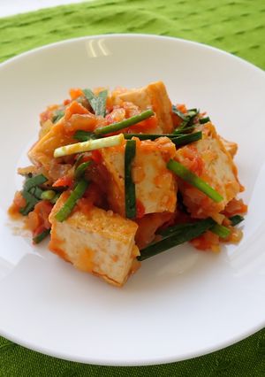 厚揚げのトマト煮-レシピのメイン写真
