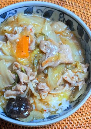 鍋の残りで中華丼-レシピのメイン写真