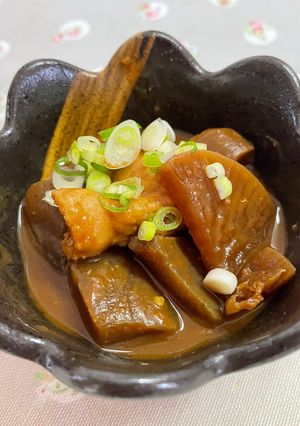 我が家のどて煮（鶏皮）-レシピのメイン写真
