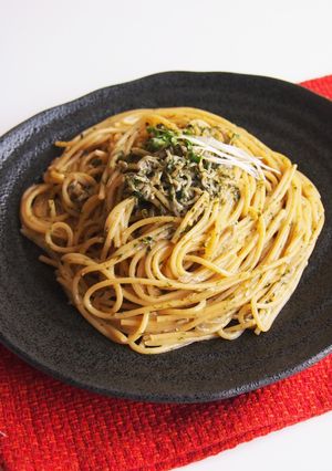 【醤油】しらすと青のりのクリームパスタ-レシピのメイン写真