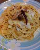 キャベツとしめじのアンチョビパスタ☆