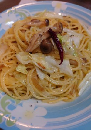 キャベツとしめじのアンチョビパスタ☆-レシピのメイン写真