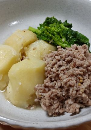 春のじゃがいもそぼろ煮-レシピのメイン写真