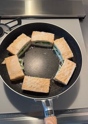 厚揚げ大葉チーズサンド-レシピのメイン写真