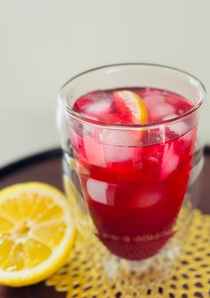 赤しそジュース〜レモン・きび酢・甜菜糖-レシピのメイン写真