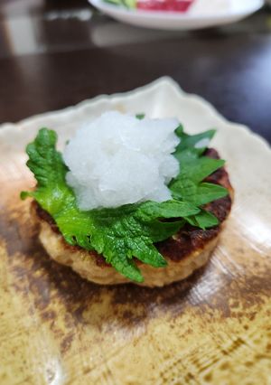 和風カツオおろしバーグ-レシピのメイン写真