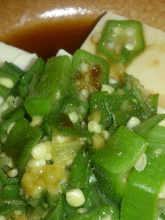 簡単!!オクラと豆腐のわさび醤油-レシピのメイン写真
