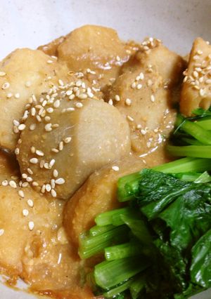 里芋の胡麻味噌煮-レシピのメイン写真