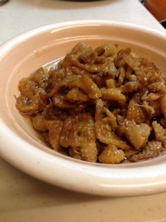 お酒のアテ、鶏皮(とりかわ)煮♪-レシピのメイン写真