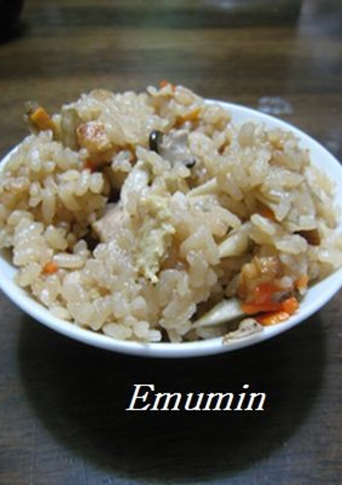 簡単！五目炊き込みご飯-レシピのメイン写真