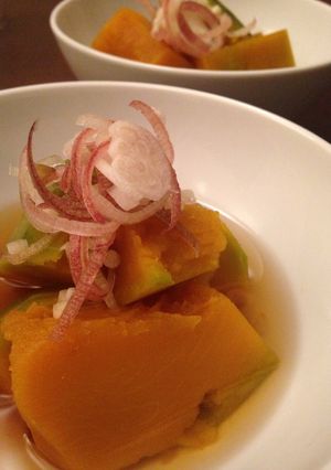 レンジで簡単！ホクホクかぼちゃの煮物-レシピのメイン写真