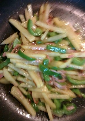 ジャガイモとニンニク醤油炒め-レシピのメイン写真