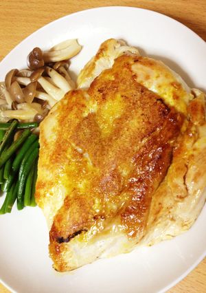 鶏胸肉で！がっつりチーズカレー焼-レシピのメイン写真