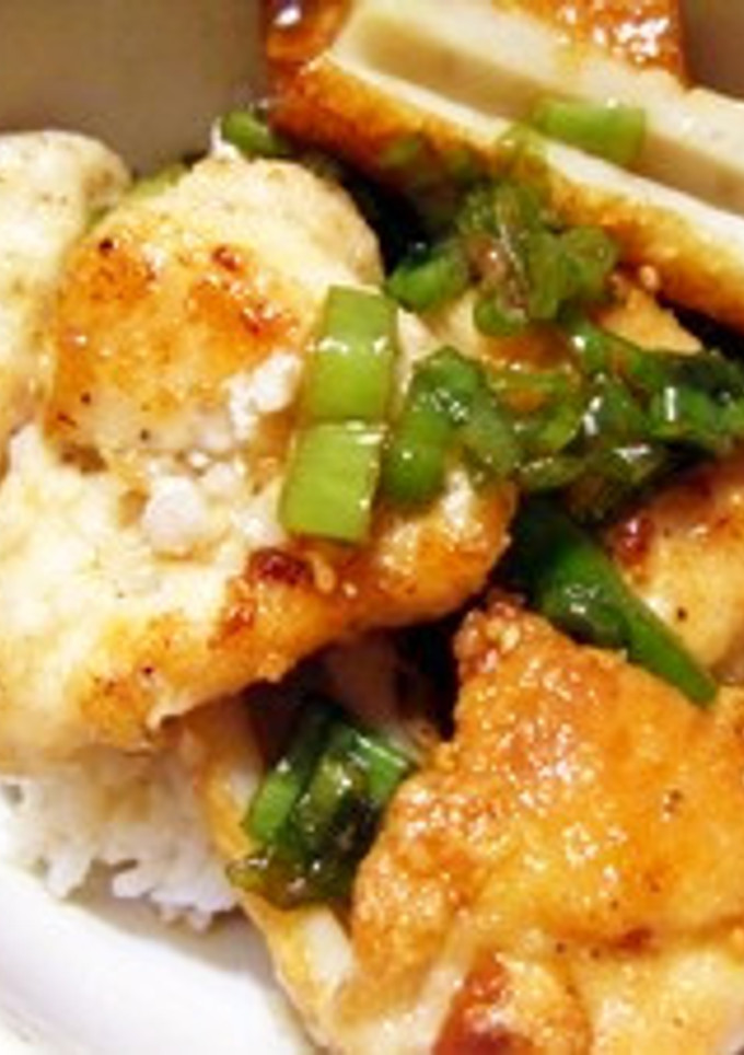 鶏とちくわの蒲焼丼-レシピのメイン写真