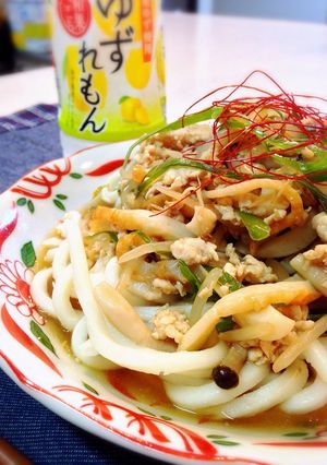 ゆずれもん餡掛けうどん-レシピのメイン写真