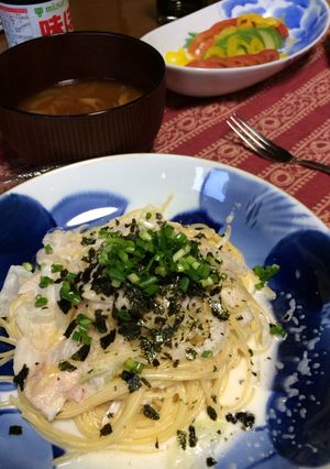 簡単 明太子クリームパスタ-レシピのメイン写真