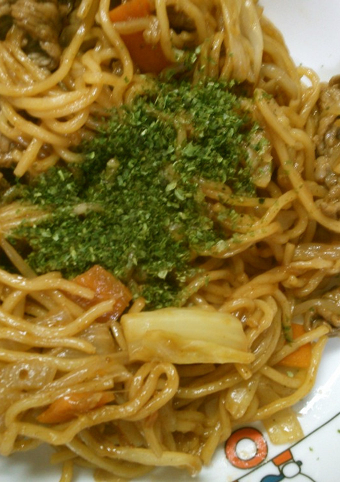 隠し味で 絶品 簡単 ソース焼きそば！-レシピのメイン写真