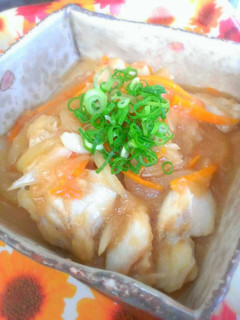 お腹に優しい♡鱈のめんつゆおろし煮-レシピのメイン写真