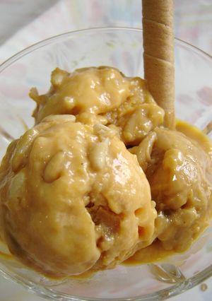 お豆腐で☆松の実かぼちゃアイスクリーム-レシピのメイン写真