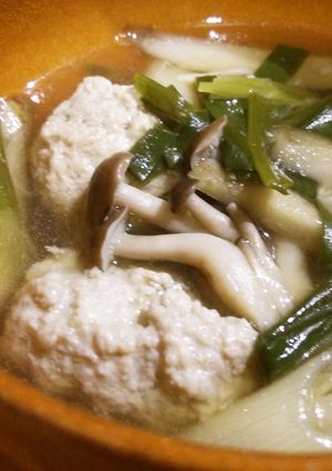 ほっこり美味しい♪ゴボウと鶏団子の汁椀-レシピのメイン写真