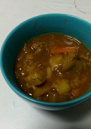ナスのシンプルカレー-レシピのメイン写真