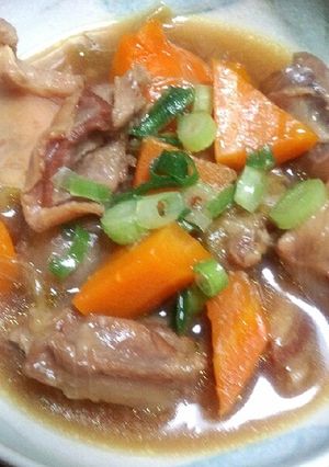 豚の軟骨の醤油麹煮-レシピのメイン写真