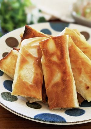 麻婆豆腐リメイク☆簡単おいしい春巻-レシピのメイン写真