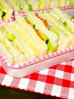 ツナマヨ胡瓜のサンドイッチ♪-レシピのメイン写真