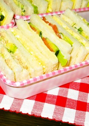 ツナマヨ胡瓜のサンドイッチ♪-レシピのメイン写真