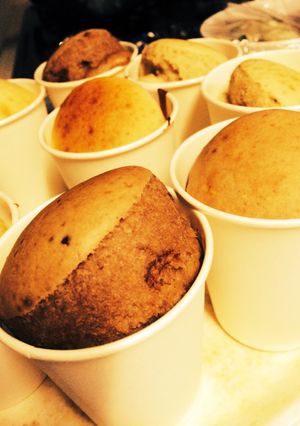 レンジで紙コップケーキ-レシピのメイン写真