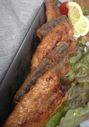 ♪秋刀魚のカリカリスパイシー焼き～♪-レシピのメイン写真