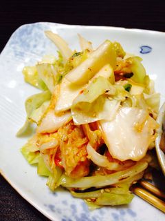 りんごとキムチとキャベツのサラダ-レシピのメイン写真
