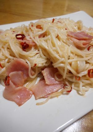 ペペロンチーノ風そうめんチャンプルー-レシピのメイン写真