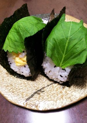 ごま塩玉子おむすび-レシピのメイン写真